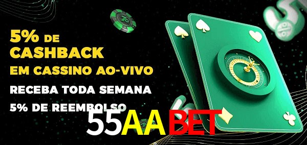 Promoções do cassino ao Vivo 55AAbet